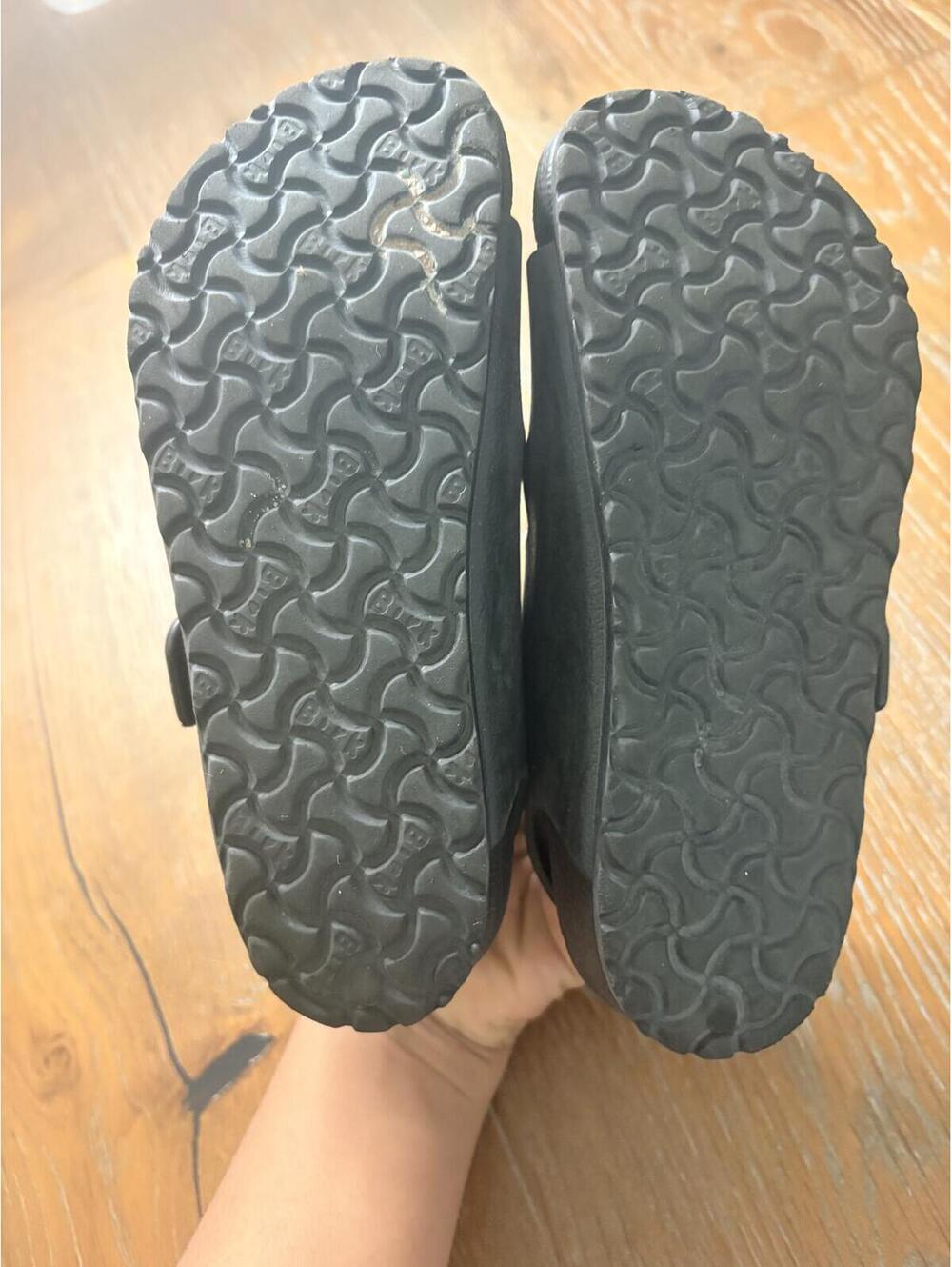 Birkenstock Black EVA Classic Two-Strap Sandals Lightweight Comfort Kids - Picture 4 of 9